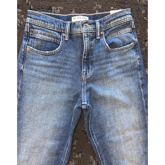 Free people‎ Leila high-rise Slim jeans We The Free size 27 New - Picture 3 of 5